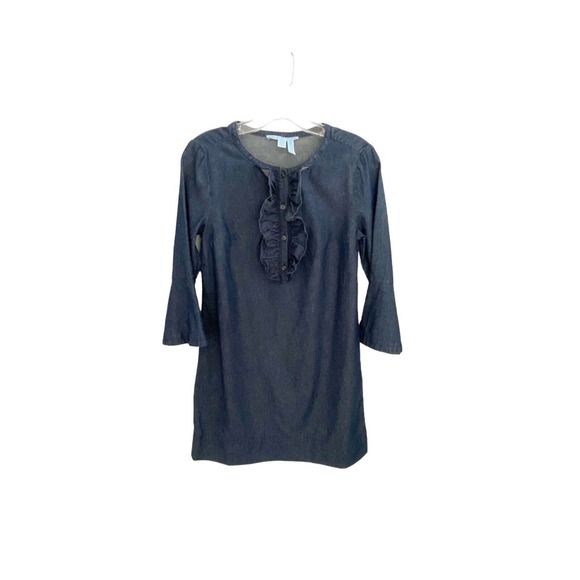 Draper James Denim Dress Women's Size 2 Bell Sleeve - Picture 4 of 8